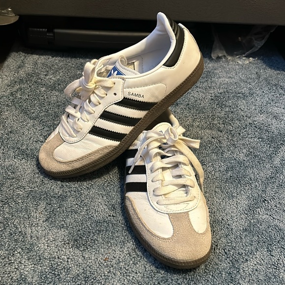 Adidas white of sambas men’s six - Picture 1 of 5